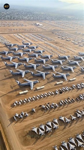 Inside the World’s Largest Aircraft Graveyard | #shorts