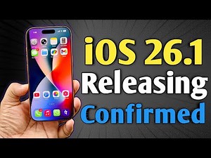 iOS 26.1 - It's Confirmed