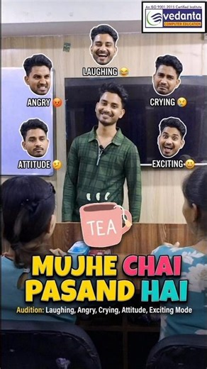 MUJHE CHAI PASAND HAI! 😂 Students Funny Classroom Activity | Vedanta Computer Education