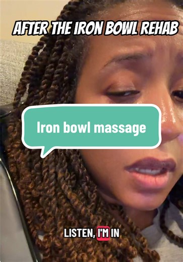 Iron Bowl rehab. This thing is saving my life… it’s linked below. #massager #massage #fyp