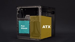 Silverstone Technology SUGO 16 White Mini-ITX Small Form Factor case with All Steel Construction, SST-SG16W