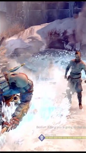 Kratos Finally Breaks Baldur! 🪓 God of War Boss Fight #Shorts #godofwar