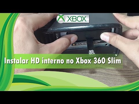 🔸 XBOX 360 SLIM ⁞ Como INSTALAR o HD interno ou REMOVER ( PT - BR )