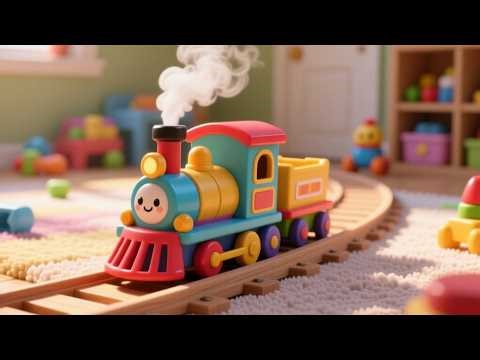 Little Train’s Magic Ride 🚂✨ Fun Train Song for Kids | Learn Trains & Adventure