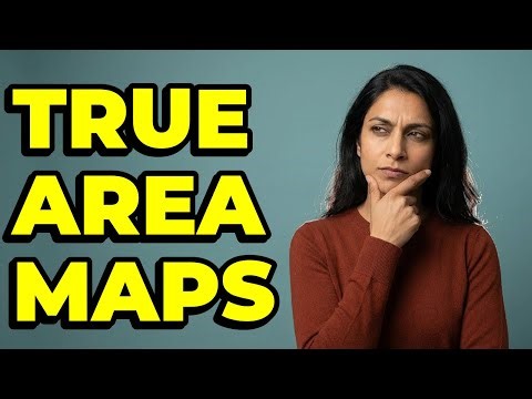 How Do Equal-Area Projections Maintain True Spatial Area?