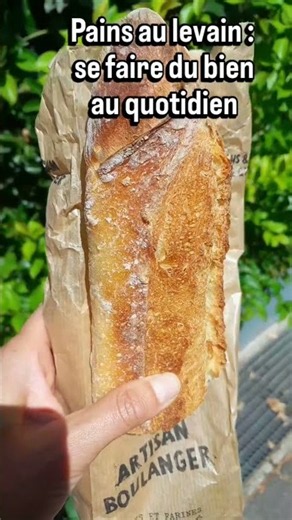 Pain au levain naturel #02 : baguette tradition gourmande pour me faire du bien