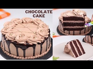 ময়েস্ট চকলেট কেক ( ক্রিম এর রেসিপি সহ চুলায় তৈরি ) ॥ Chocolate Moist Cake Recipe ॥Chocolate Cake