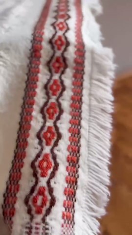 Vintage Wool Table Runner, Ivory Knitted Woolen Ethnic Tablecloth - Etsy