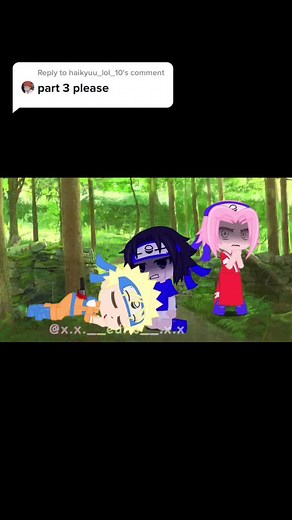 Sasuke and Naruto Kissing in Gacha Club - Part 3 | Anime