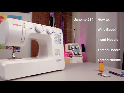 How to Set Up a Janome 234 Sewing Machine