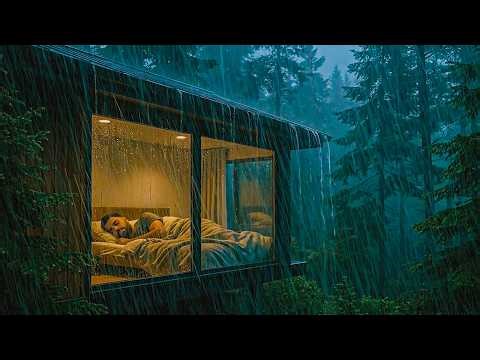 Sleeping in the Forest Under the Rain - Relaxing Rain Sound (ASMR Meditation)