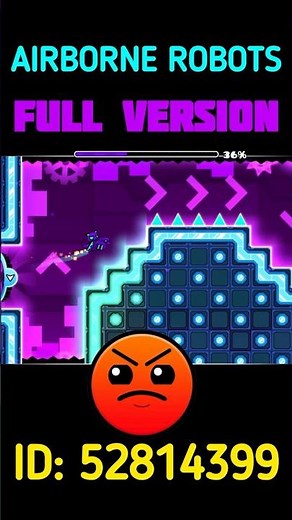 AIRBORNE ROBOTS FULL VERSION GD ГД Geometry Dash Meltdown Геометри Даш #гд #gd #geometrydash