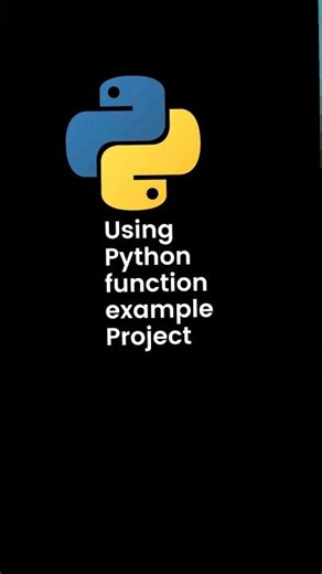 Using Functions in Python-example project #pythonforbeginners #programmingcourse