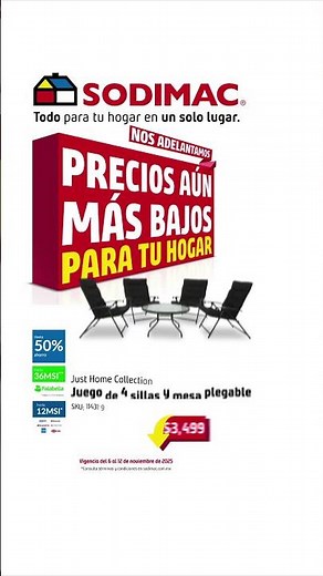 💥 ¡Nos adelantamos a las promociones en Sodimac! 🏠