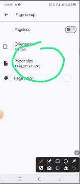 HOW TO SET A4 PAPER SIZE ON GOOGLE DOCS [MOBILE DEVICE]