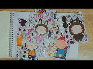 Labubu Sticker ASMR | Satisfying Peel & Stick