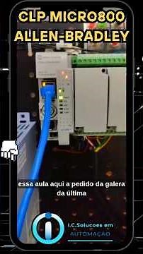 CLP Micro800 Allen-bradley #clp #plc #automaçãoindustrial #allenbradley #rockwellautomation