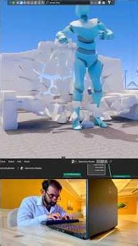 Daily tips and tricks how to blow a chair in geo nodes #blender#animation #particles #tutorial