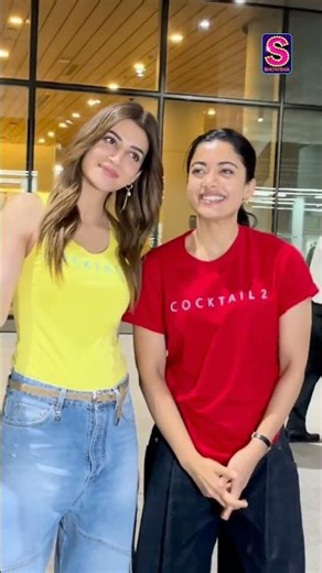Rashmika Mandanna and Kriti Sanon Share the Spotlight in One Stunning Frame | Bollywood | N18S