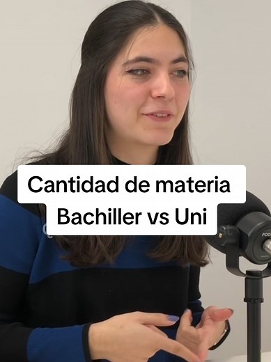 ¿Como es la cantidad de materia en Bachillerato y la uni?@Isa :)