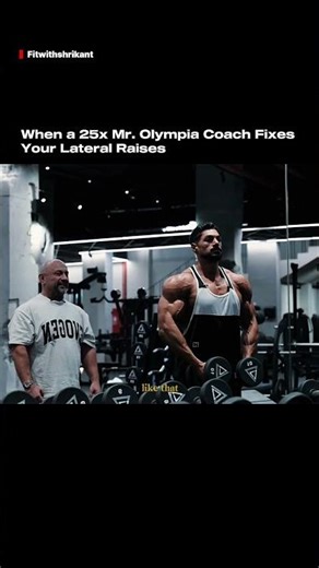 The Lesson That Built a Champion: Andrei Deiu x Hany Rambod | Perfecting Lateral Raises 🫡 #shorts