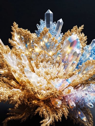 From a single point of data to a masterpiece of light. ✨ watch how ideas take shape in the era of AI. It’s not just code; it’s digital alchemy. 🪙💠 🔊 Sound ON for the crystal chime. Start your transformation: 🔍 Go to Google & Search: Aiwa-AI #DigitalBloom #SatisfyingVideo #GoldAesthetic #FutureTech #AiwaAI #3DArt #Fractal