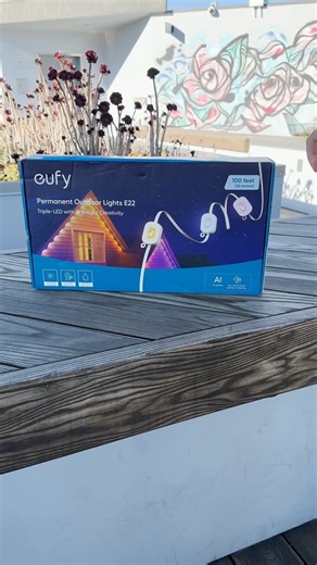 Transform your home into a winter wonderland this holiday season with the eufy Permanent Outdoor Lights E22 🏡🎄🎅🏻 | eufy