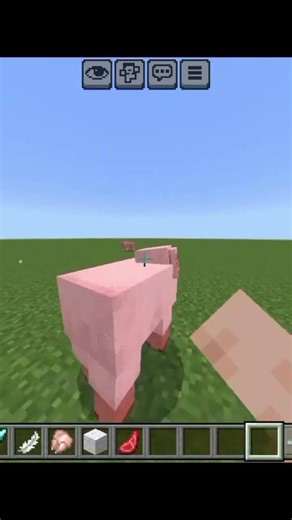 Mastering the art of killing animals in Minecraft😎