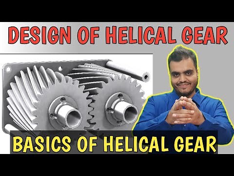 Design of Helical Gear Introduction | Nomenclature of Helical Gear | Basics of Helical Gear