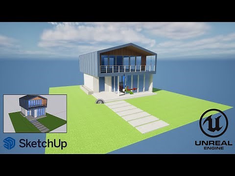 SketchUp to Unreal Engine 5 - Unreal Engine Transfer from SketchUp with Datasmith Direct Link