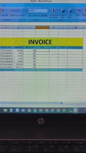 GST Billing in Excel format excel tips and tricks #balaghat #katangi #gondi #nagpuri #bgt #ktg ✅💯