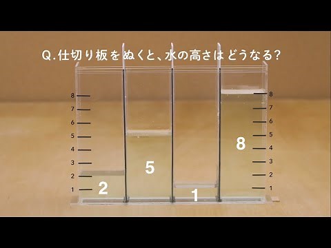 【小学算数】目で見る算数５年「水そうにみる平均」解説動画