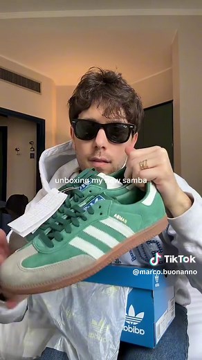 Styling Green Sambas and Unboxing Adidas Samba Green | Adidas Samba Shopping