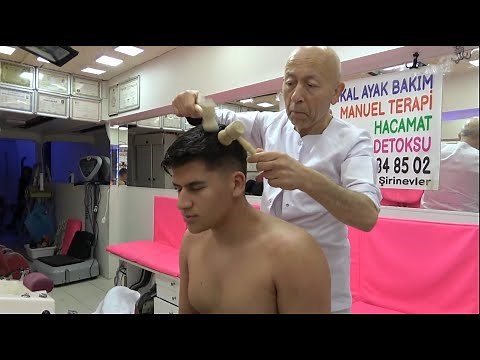 ASMR Face Massage Back Massage and Shoulder Massage By Pink Barber