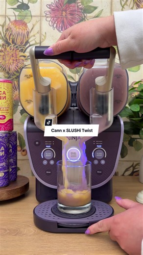 We gave @Cann the slushi treatment 🍑🍋 #NinjaKitchen #NinjaSlushiTwist