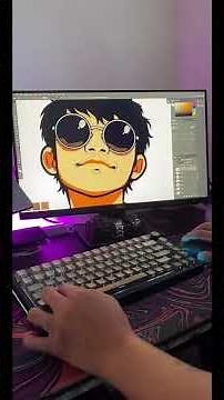 Vector art using Adobe Photoshop