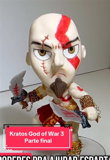 Kratos God Of War III parte final em Clay Art, Biscuit #chibi #Clayart #Biscuit #kratos #godofwar #craft #nendoroid #ps4 #ps5 #sony #diy #actionfigures #handmade #satisfyingvideos #Clayanimefigure #SCULPTURE #Artesanato #Argila #Facavocemesmo #howtomake #Modelagem #Doityourself #Massademodelar #porcelanafria #massinha #gotcha #Figure #escultura #relaxing #sculpture