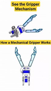 Mechanical Gripper work #howitwork #howitmade #mechanism #mechanical #automation | Mechanical and Automation Systems