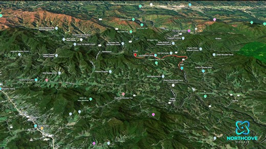 Drive Along from Relief to Huntdale - 1/28/2025 Toe River, Yancey/Mitchell County, NC post-hurricane helene | NorthCove Visuals