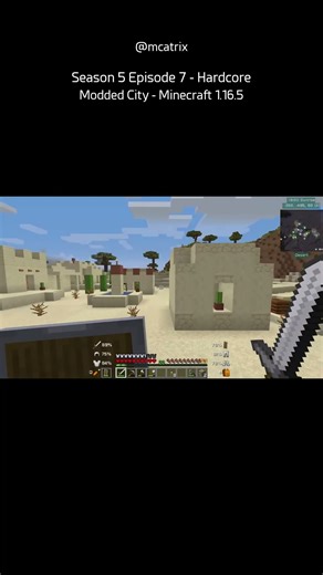 Season 5 Episode 7 - Hardcore Modded City - Minecraft 1.16.5 (Short 2)