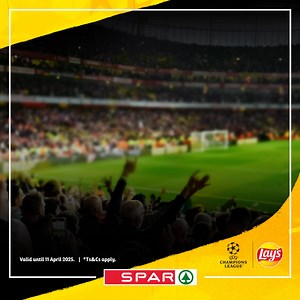 740 reactions · 44 comments | The UCL is here, and the stakes are high! Get your packet of Lay's at your favourite SPAR, scan the QR code on pack and you could stand a chance to win a trip to Munich, Germany to catch all the action LIVE ️✈️Ts&Cs apply. | My SPAR | Facebook