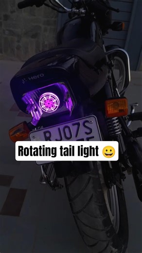 rotating tail light blub 😍 full video 👆🏻👆🏻👆🏻👆🏻 !! #splendormodified #splendor #modificition
