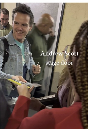 Andrew Scott Stage Door for One-Man Show VANYA in NYC