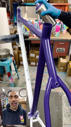 Spray.Bike on Instagram: "BASIC COLOUR APPLICATION & SPLATTER! Part 2 of our painting tutorial with @savethepostalservice Curtis has been using our paint so effectively it only makes sense to get his talented skills on camera! Big ups to @savethepostalservice for sharing their knowledge and techniques ❤️ _____________________________________________"