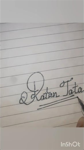 Legacy doesn’t shout. It signs quietly. —SIR Ratan Tata ✍️#asmr #signature #shortsfeed
