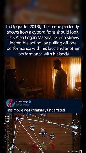 In Upgrade (2018), This scene perfectly shows how a cyborg fight should look