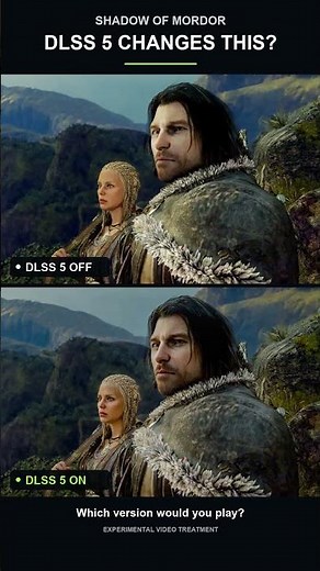 Shadow of Mordor Looks Like a Different Game With DLSS 5 – OFF vs ON #lotr #dlss5