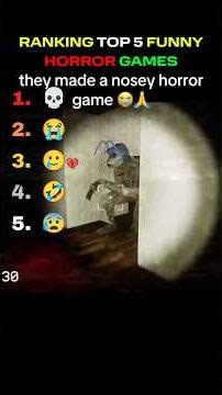 RANKING TOP 5 FUNNY HORROR GAMES 🤣