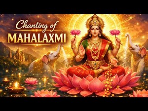 Mahalaxmi Mantra Chanting 🌸 Attract Wealth, Peace & Divine Energy | Lakshmi Mantra Meditation