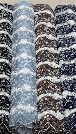 ••MS_Fabrics•• on Instagram: "💞Chiffon with cutwork is a lightweight, ethereal fabric with an intricate, lace-like pattern 💞 ✨Chiffon with Cutwork with scolab on both sides✨ 🧵 Fabric: Pure Chiffon ⭐️ 📏 Width: 52” (Panna 52) Price 💰: 950 rs per mtr 🎨 Available In 6 Beautiful shades 📦 Limited Stock Available‼️ 🌸 Lightweight & Sheer 🌸 Drape Beautifully 🌸 Eye catching Designs . . . . #FashionReel #StyleInspo #OOTDReel #FashionVibes #FashionDaily #StyleReels #TrendyLooks #OutfitIdeas #Fashi